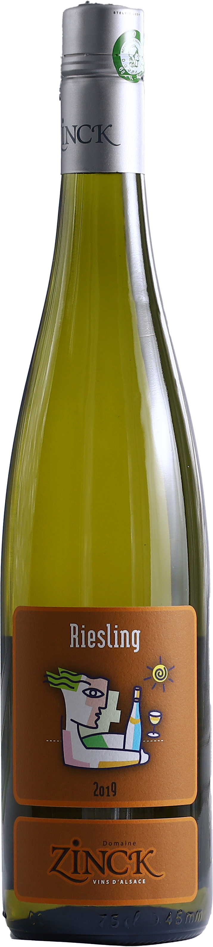 Riesling 2019 Vins Zinck - Сеть винных магазинов Wine Gallery 